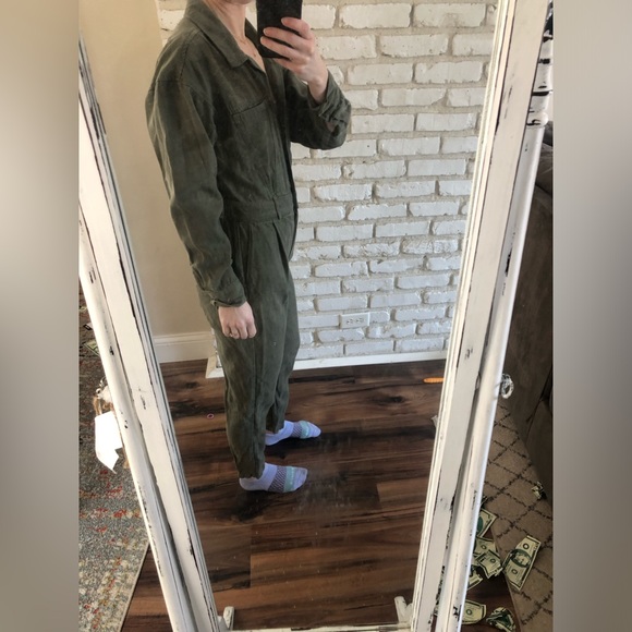 Abercrombie and Fitch long sleeve utility jumpsuit - Picture 4 of 5